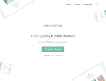 Tablet Screenshot of creativetree.net